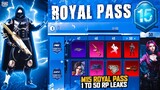 M15 Royal Pass Leaks | 1 to 50 Rp Rewards | 2 Mythics In M15 |PUBGM/BGMI