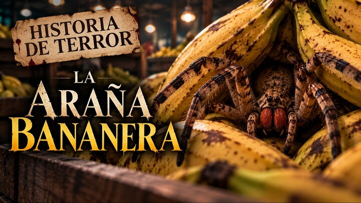 LA ARAÑA BANANERA | Historia de terror | Creepybara #58 #misterio #creepypasta #relato #aracnofobia