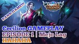 PRO Cecilion gameplay EP.1 ( cuts MONTAGE ) | MLBB