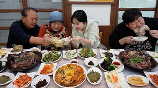 [오리백숙] 오어사 둘레길 운동 후 먹는 오리백숙과 닭백숙 푸짐한 한 상 먹방!! (Boiled duck & chicken) 먹방!! - Mukbang eating show