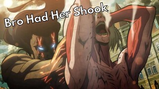 When Eren Daddy DOMINATED The Female Titan!
