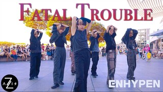 【Z轴舞团】宿命感拉满！一镜到底路演翻跳符enhypen超好听动漫合作曲fatal trouble