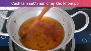 Cách làm sườn non chay kho khóm p5