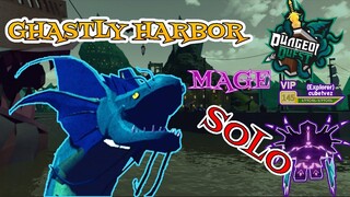 How I Solo As Mage on Ghastly Harbor Nightmare Hardcore mode on Dungeon Quest Roblox!