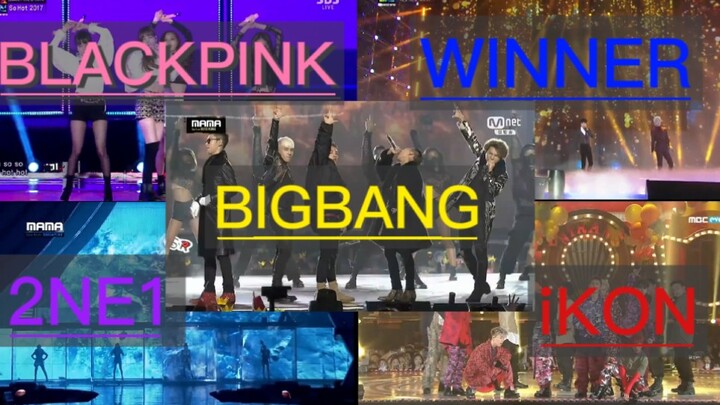 Deretan panggung akhir tahun legendaris dari YG: Blackpink, WINNER, iKON, 2NE1, BIGBANG yang begitu 