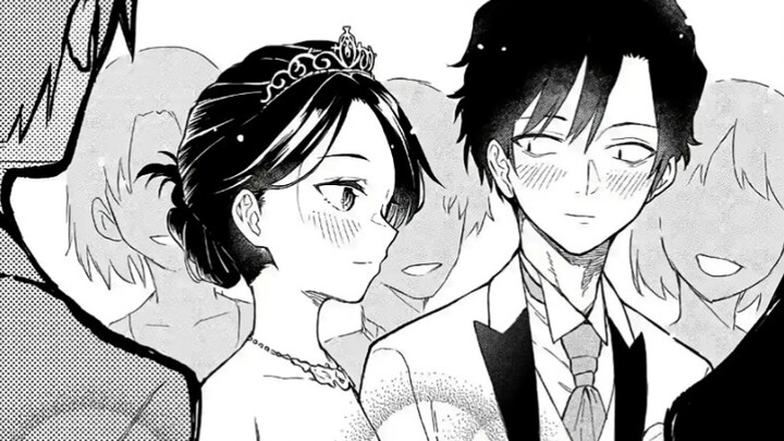 My favorite wedding photo of Teacher O and Yukino