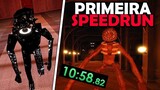 FIZ minha PRIMEIRA SPEEDRUN no DOORS do ROBLOX
