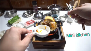 Making Hot Pot in the Mini Kitchen