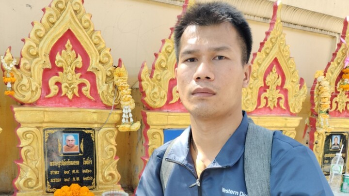 มาถวายสังฆทาน,กราบอัฐิพระครูปลัดชัยมงคล ซึ่งท่านได้มรณภาพไปเมื่อวันที่28 กุมภาพันธ์ พ.ศ. 2566 (2ปี)