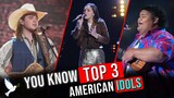 Top 3 American Idols in 2023