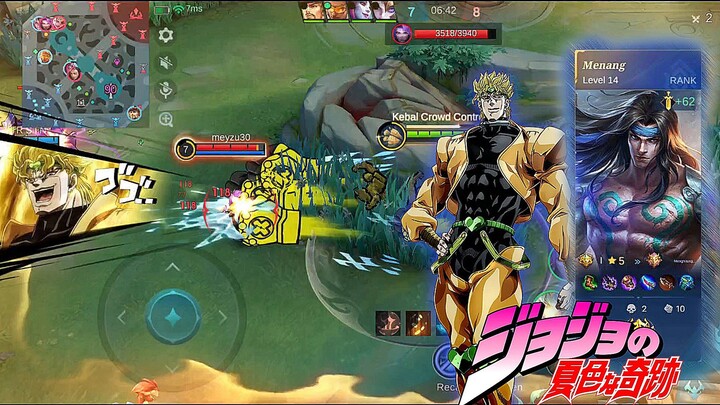 Wih Dio Brando Ada Di MLBB, Begini Skil Ultimate-nya..