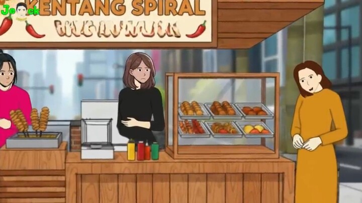 AZAB PENJUAL KENTANG SPIRAL VIRALCURANG PAKAI KENTANG BUSUKDICAMPUR BORAKS BIAR RENYAHANIMASI AZAB
