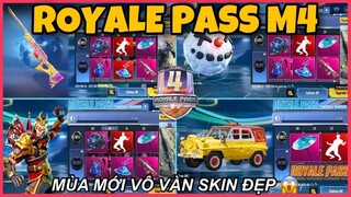 CHI TIẾT ROYALE PASS M4, THÁNG RP MỚI SẮP BẮT ĐẦU VỚI VÔ VÀN SKIN ĐẸP || PUBG MOBILE