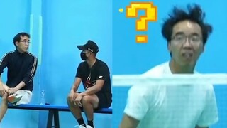 Lin Dan pretended to be a passerby playing ball, but his uncle dismissed him and said, "We play prof