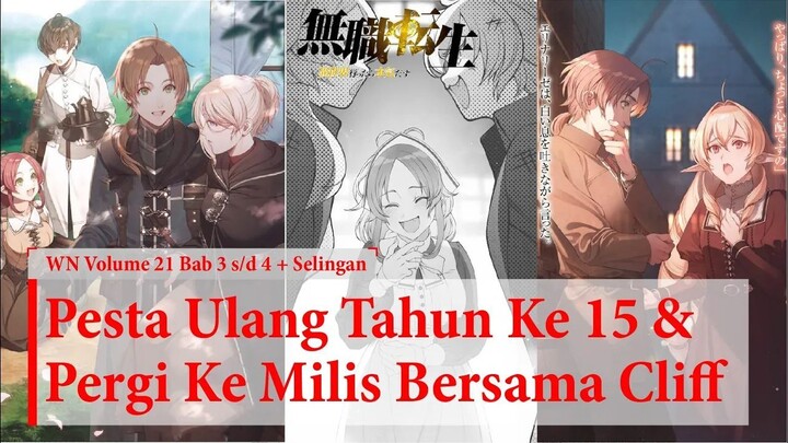 (WN Vol 21 Chapter 3-4) Lulus Sekolah, Datangnya Surat Dari Claire - Mushoku Ten