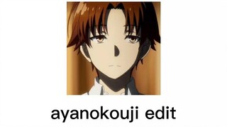 ayanokouji edit