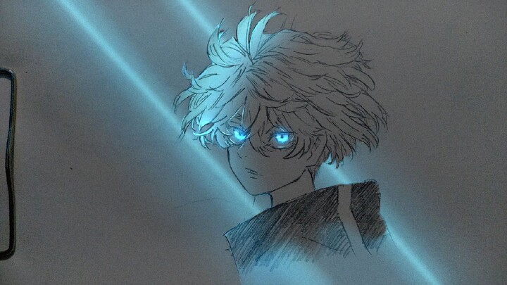 speed drawing (glowart) kawaragi senju