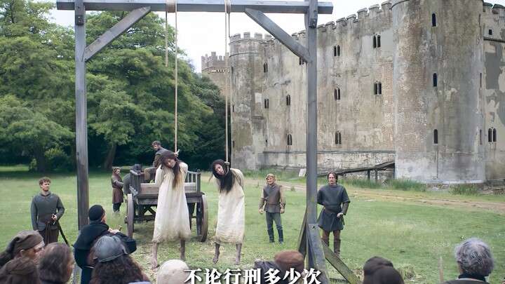 A woman with the power of immortality is locked in a humanoid iron cage and cast into the sea.