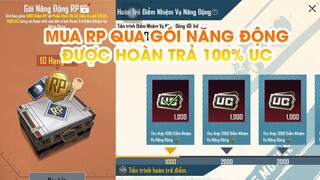 PUBG MOBILE | CÁCH MUA RP VÀ HOÀN TRẢ 100% UC KHI MUA QUA GÓI NĂNG ĐỘNG