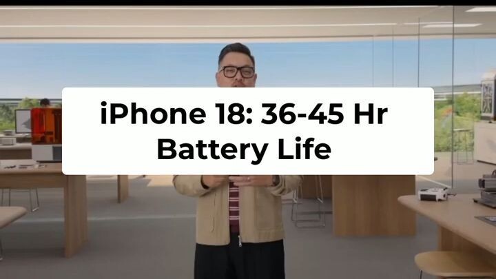 iPhone 18 Pro Max: 45 Hours of EPIC Battery Life! #shorts