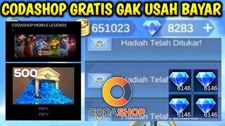 KLAIM DIAMOND GRATIS TOP UP GRATIS DI CODASHOP BARU MOBILE LEGEND ML TERBARU 2022