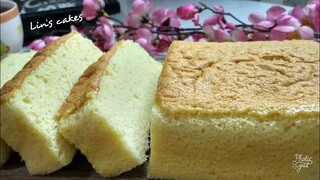 Condensed milk cotton cake, kue selembut kapas dan kempus-kempus, bahan murah meriah tapi mewah