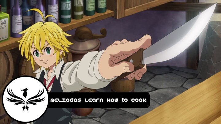 Meliodas learn how to cook | Seven Deadly Sins | Dub