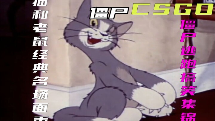 猫和老鼠名场面重现！搞笑集锦第十四期【CSGO僵尸逃跑】