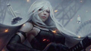 [NieR: Automata A2] Sau khi chỉnh màu trông ngầu hơn rồi