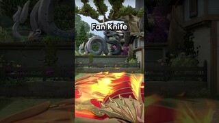 The NEW Fan Knife Skin in VALORANT!