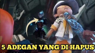 5 ADEGAN YANG DI HAPUS DI TV BOBOIBOY MOVIE 2