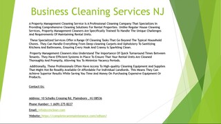 Business Cleaning Services NJ