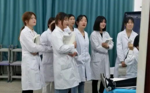 It's really not easy for these guys to pose as medical models.