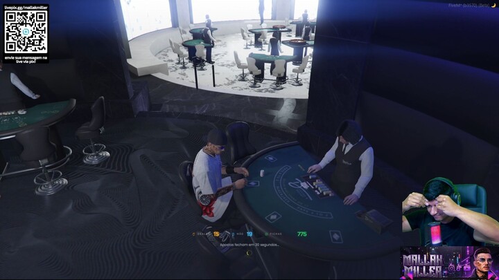 Dobrando a banca no cassino!