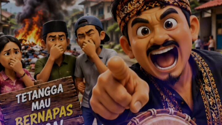 JANGAN BAKAR SAMPAH SEMBARANG 🔥 | Lagu Sindiran Lingkungan