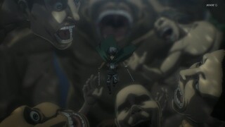 Attack on Titan 4.Sezon 14.Bölüm - Levi vs Zeke (Türkçe Altyazılı)