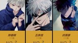 Ranking list of the most popular characters in "Jujutsu Kaisen" as voted by Japanese netizens~!