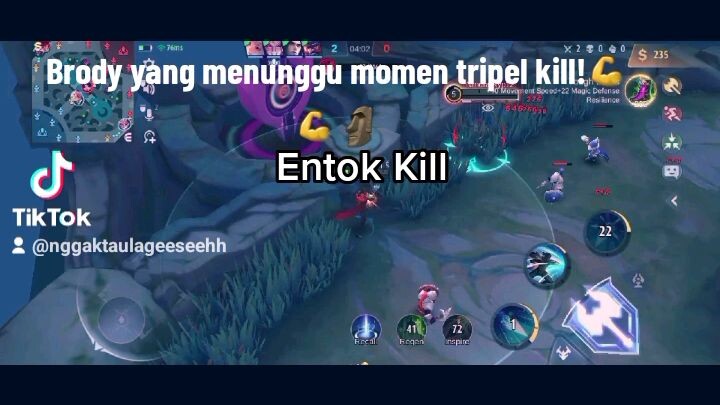ujung ujung nya kalah hadehh. 😅😅