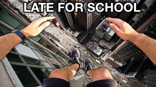 Late For School Parkour POV (Part 2)