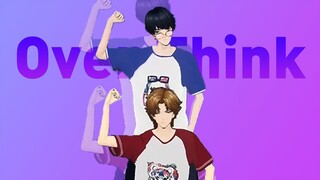 心脏骤停！双人高燃翻跳《OverThink》时光代理人ED【楚枫X慕宇】【直播翻跳】