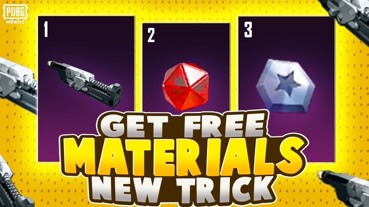 FREE MATERIALS PUBG MOBILE | NEW TRICK 100% WORKING | REBATE EVENT | PUBGM