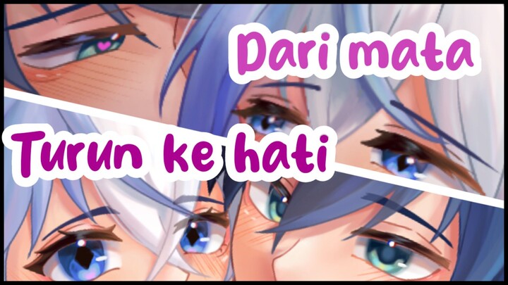 Dari mata, turun ke hati😏❤️
