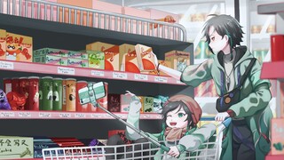 【原神同人图】温迪和魈的打工时刻 /c