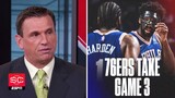 ESPN "applauds" Joel Embiid returns from injury to help the Sixers roll to a 99-79 win in Game 3