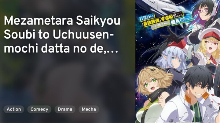 EP 1 - Mezametara Saikyou Soubi to Uchuusenmochi datta node Sub Indo