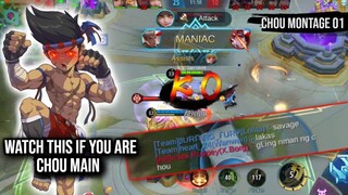 IF YOU ARE A CHOU MAIN YOU SHOULD WATCH THIS !! CHOU MONTAGES 01