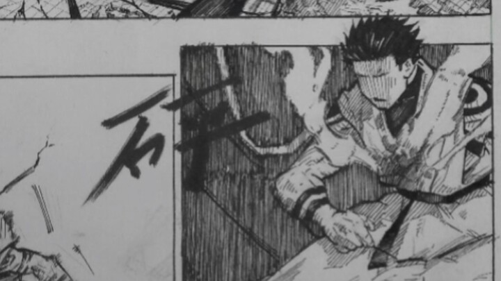 Hand-drawn, all-original Five Dormitories Showdown!! (View from left to right)