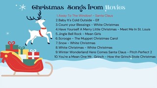 99 Christmas Songs from Movies #christmas #movies