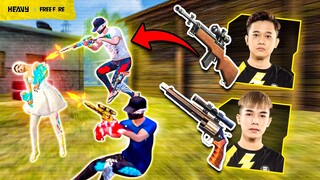 Dùng súng sở trường của các tuyển thủ Heavy đi tử chiến | HEAVY Free Fire