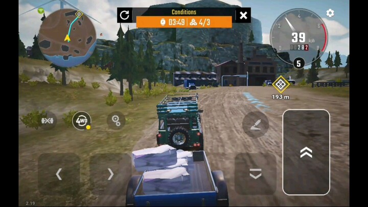 ขับรถส่งหิน🪨🪨🪨Off Road: 4×4 Truck Games